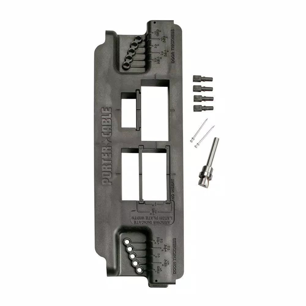 Porter-Cable 59375 Strike and Latch Plate Router Template with HSS Bit