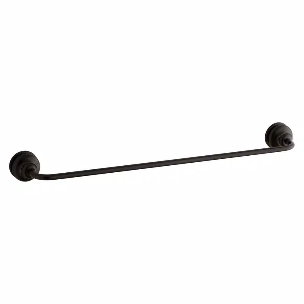 KOHLER Fairfax 3-Piece Bath Hardware Kit - Towel Bar, Towel Ring & Toilet Paper Holder - Oil-Rubbed Bronze