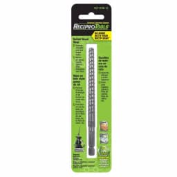 ReciproTool Carbon Steel Rat Tail File for Wood, Plastic, and Metal - Compatible with Reciprocating Saws thumbnail 1