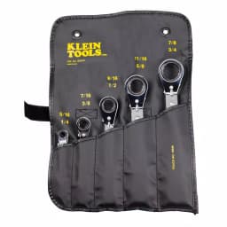 Klein Tools 5-Piece Reversible Ratcheting Offset Box Wrench Set thumbnail 3