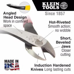 Klein Tools 2000 Series 8 in. High Leverage Diagonal Cutting Pliers thumbnail 2
