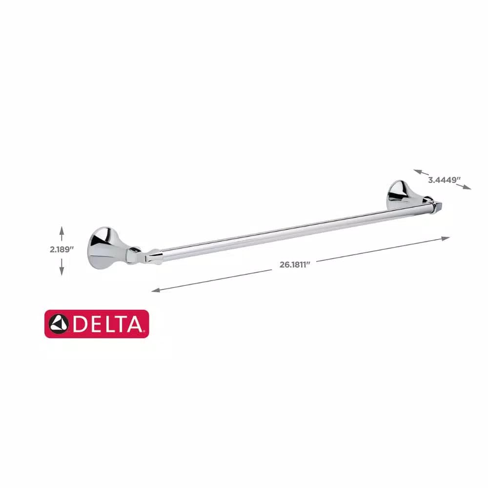 Delta Ashlyn 24 in. Towel Bar in Chrome