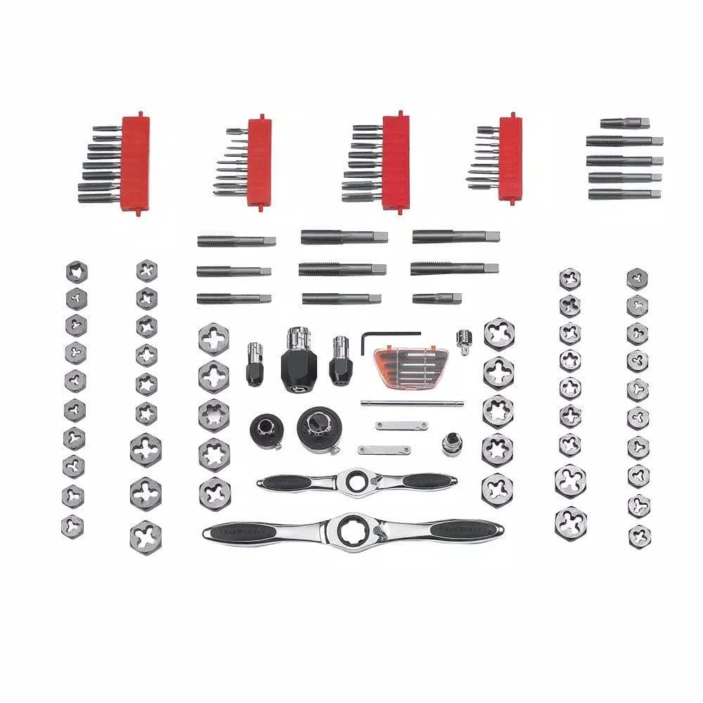 GearWrench 114-Piece Ratcheting Tap and Die Set, SAE and Metric