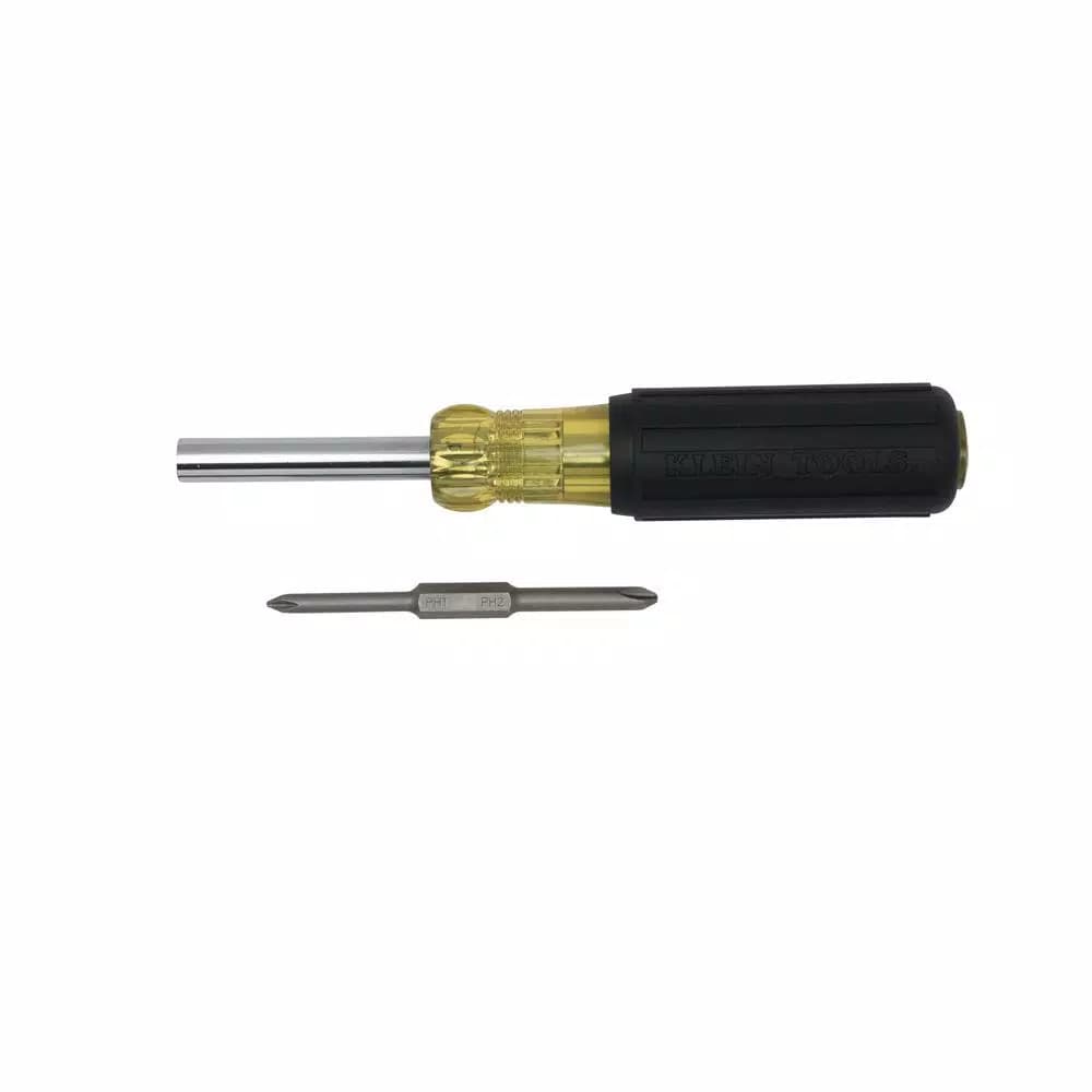 Klein Tools Extended-Reach Multi-Bit Screwdriver and Nut Driver Set