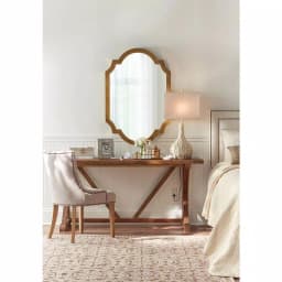 Titan Lighting Gold Mirrored Hexagonal Decorative Trays, Set of 2, Metal Transitional Style thumbnail 3