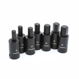 Husky 1/2 in. Drive Hex Bit Impact Socket Set, 14-Piece SAE/Metric thumbnail 5