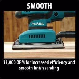 Makita 1.7 Amp 1/3 Sheet Corded Finishing Sander, 11,000 OPM thumbnail 12