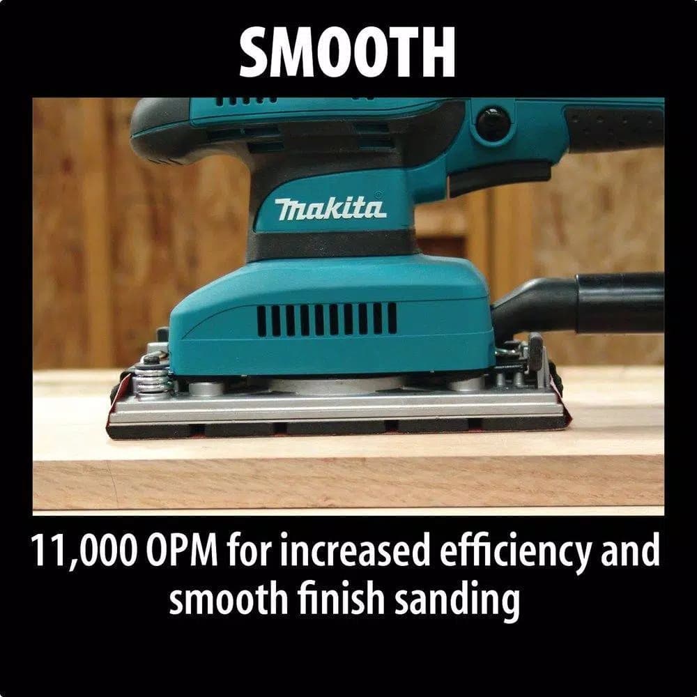 Makita 1.7 Amp 1/3 Sheet Corded Finishing Sander, 11,000 OPM