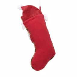 Glitzhome 22 in. 3D Cat Hooked Christmas Stockings, 2-Pack thumbnail 4