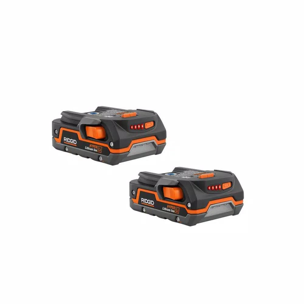 RIDGID 18V Brushless Hammer Drill & Impact Driver Combo Kit with (4) Lithium-Ion Batteries