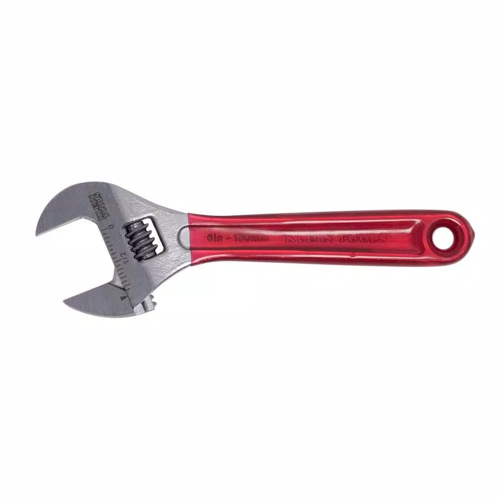 Klein Tools 6 in. Extra Capacity Adjustable Wrench, Heat-Treated Alloy Steel