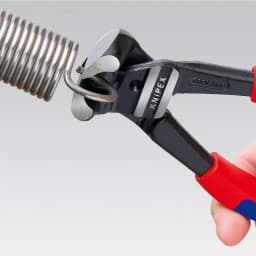 KNIPEX 8 in. High Leverage End Cutters with Comfort Grip thumbnail 2