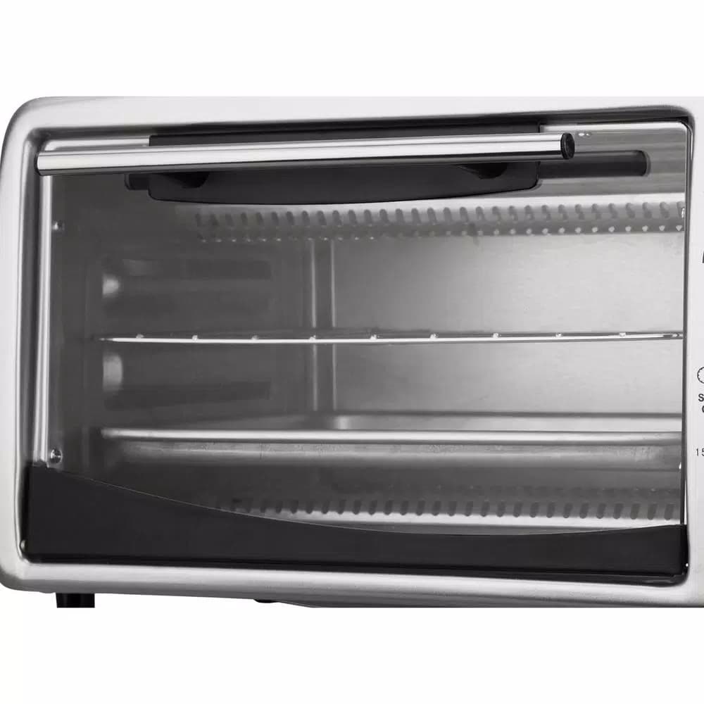 Brentwood Appliances TS-345B 4-Slice Toaster Oven and Broiler, 700W, Black