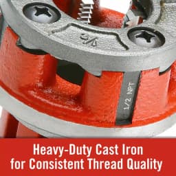 RIDGID OO-R 1/2 in. NPT Right-Hand 14 TPI Alloy Die Head thumbnail 9