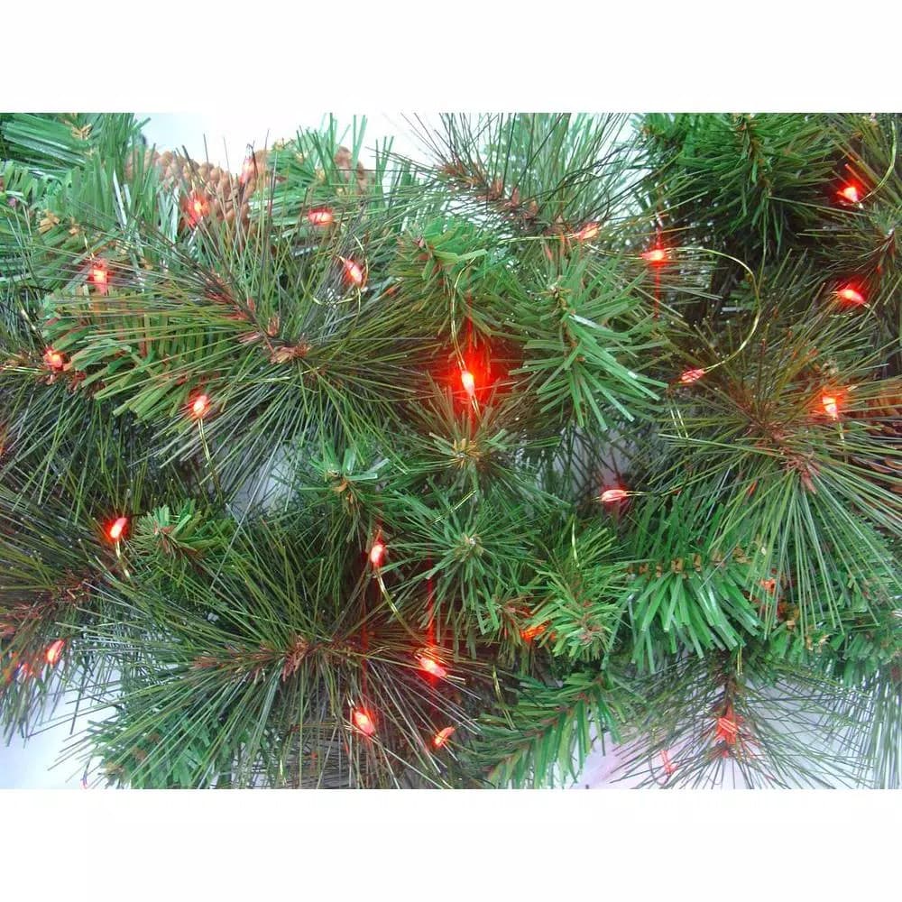 Starlite Creations 9 ft. Red LED Ultra Slim Wire String Lights, 36-Light Battery Operated (Bundle of 2)