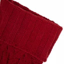 Glitzhome 22 in. Red Knitted Polyester Christmas Stockings, 2-Pack thumbnail 4