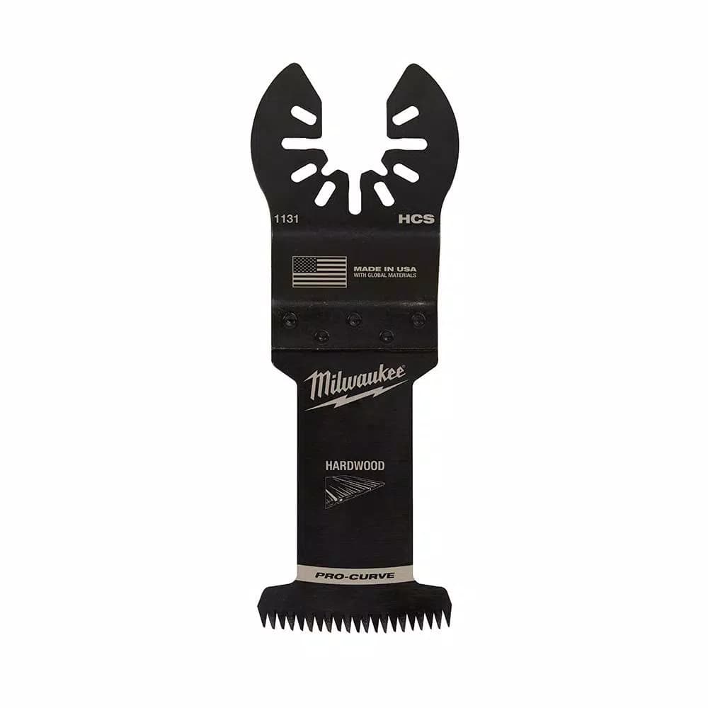 Milwaukee 1-3/8 in. High Carbon Steel Japanese Tooth Hardwood Oscillating Multi-Tool Blade