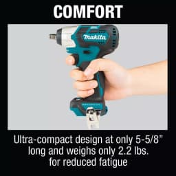 Makita 12V MAX CXT Brushless 3/8 in. Square Drive Cordless Impact Wrench, Tool Only thumbnail 9
