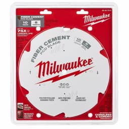 Milwaukee 10 in. 6-Tooth PCD Tipped Fiber Cement Circular Saw Blade thumbnail 5