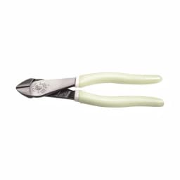 Klein Tools 8 in. Hi-Viz Glow-in-the-Dark Diagonal Cutting Pliers thumbnail 1
