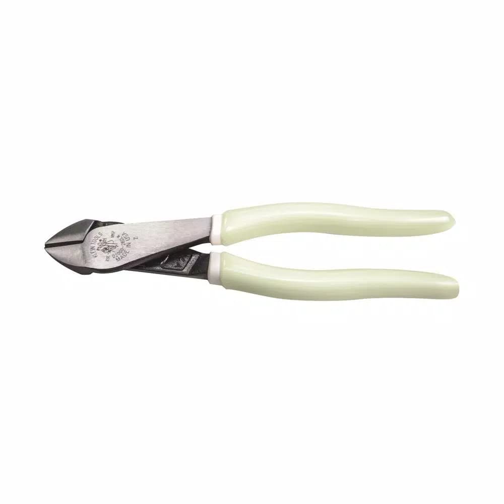 Klein Tools 8 in. Hi-Viz Glow-in-the-Dark Diagonal Cutting Pliers