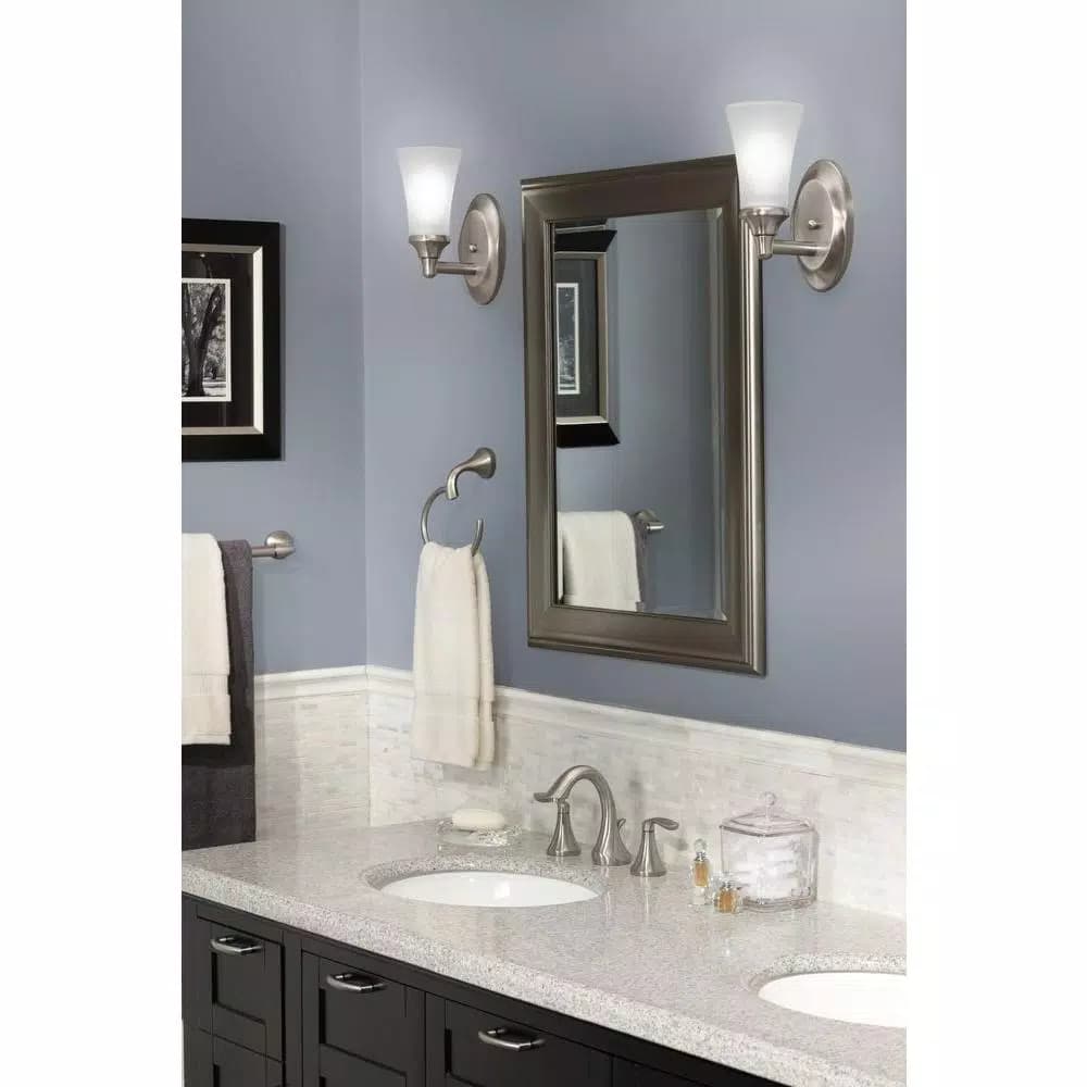 MOEN Eva 24 in. Towel Bar in Brushed Nickel