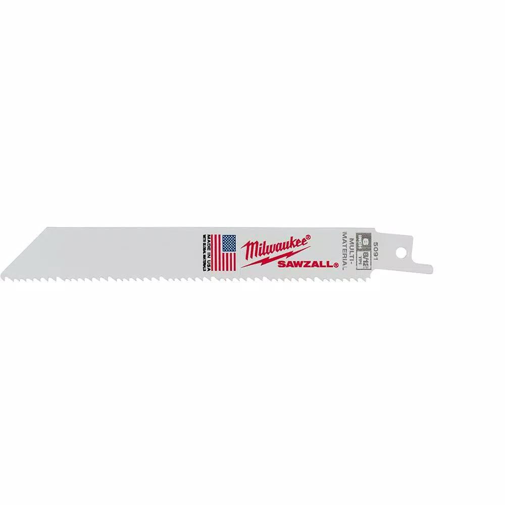Milwaukee 61-Piece SAWZALL Metal Cutting Reciprocating Blade & SHOCKWAVE Impact Driver Bit Set