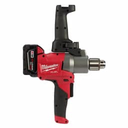 Milwaukee M18 FUEL 1/2 in. Cordless Mud Mixer Kit with (2) 5.0 Ah Batteries, Charger & Tool Bag thumbnail 3