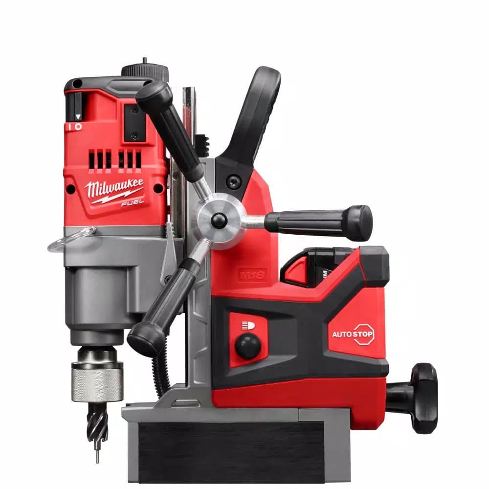 Milwaukee M18 FUEL 1-1/2 in. Lineman Magnetic Drill Kit with (2) 8.0 Ah Batteries