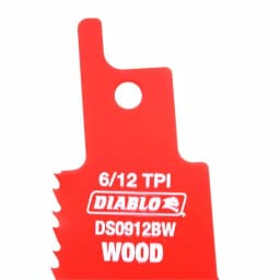 Diablo Demo Demon 9 in. Nail-Embedded Wood Reciprocating Saw Blades, 6/12 TPI (5-Pack) thumbnail 5