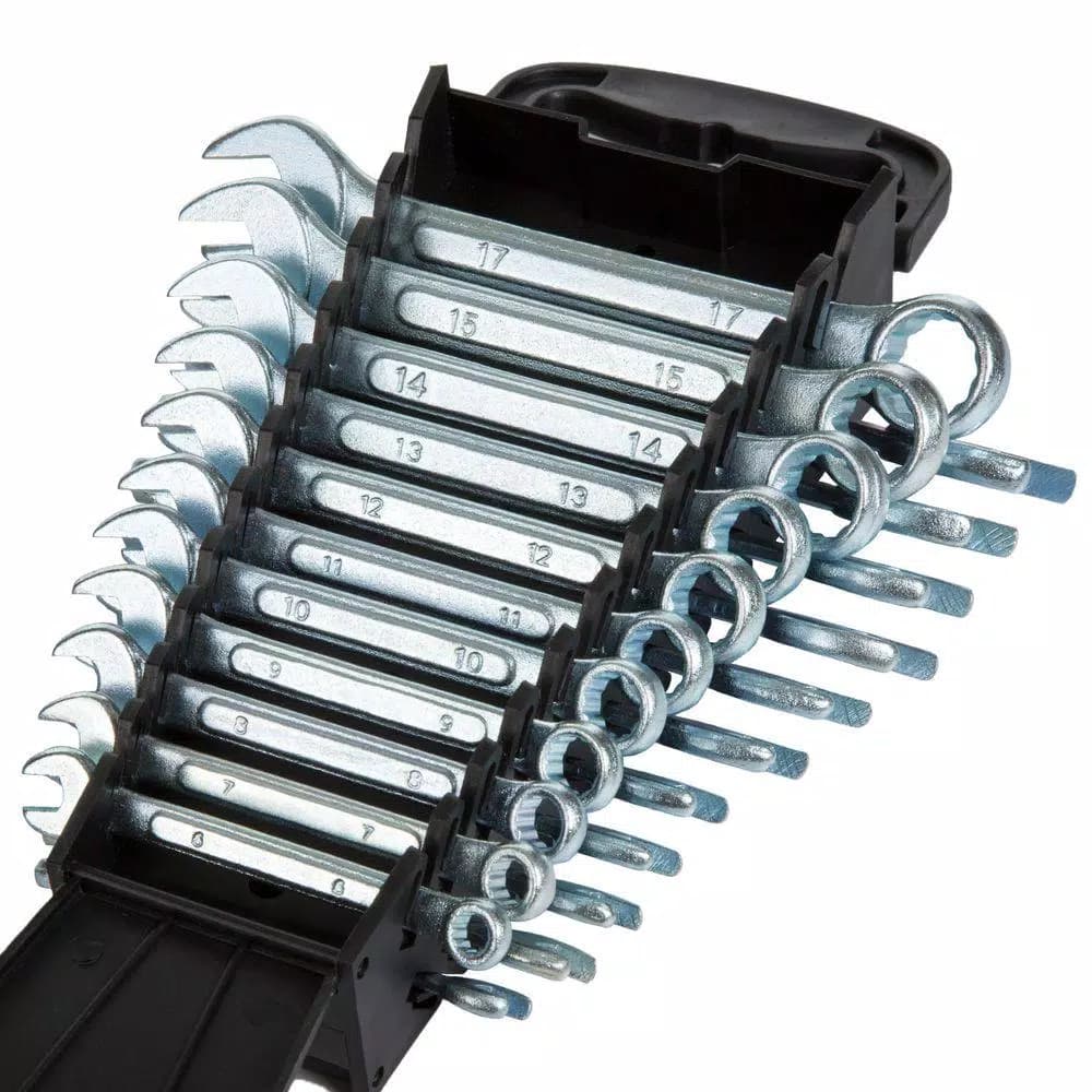 Stalwart 22-Piece SAE and Metric Wrench Set with Carrying Case, Chrome Vanadium Steel