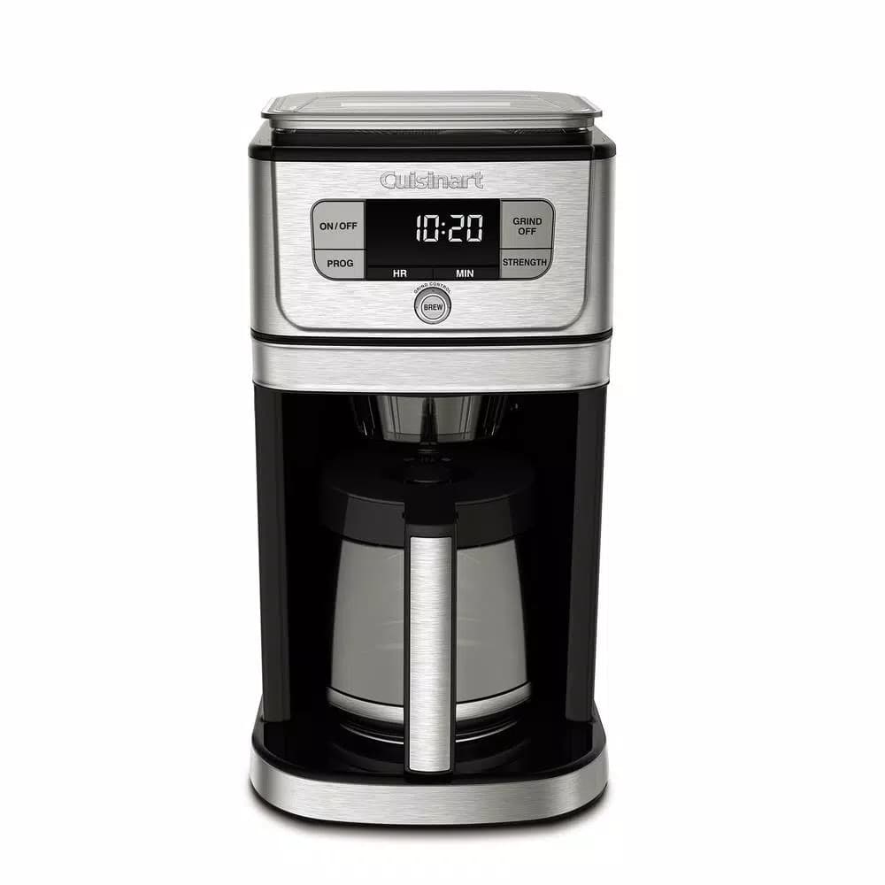 Cuisinart 12-Cup Burr Grind and Brew Stainless Steel Drip Coffee Maker