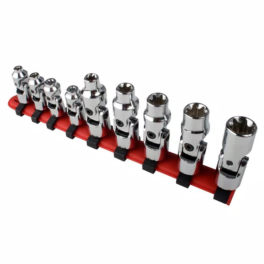 SUNEX TOOLS Sunex 1/4 in. Drive Universal External Star Socket Set, 9-Piece