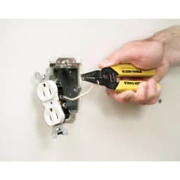 Klein Tools 6-1/4 in. Wire Stripper and Cutter for 10-18 AWG Solid Wire, Hardened Steel thumbnail 6