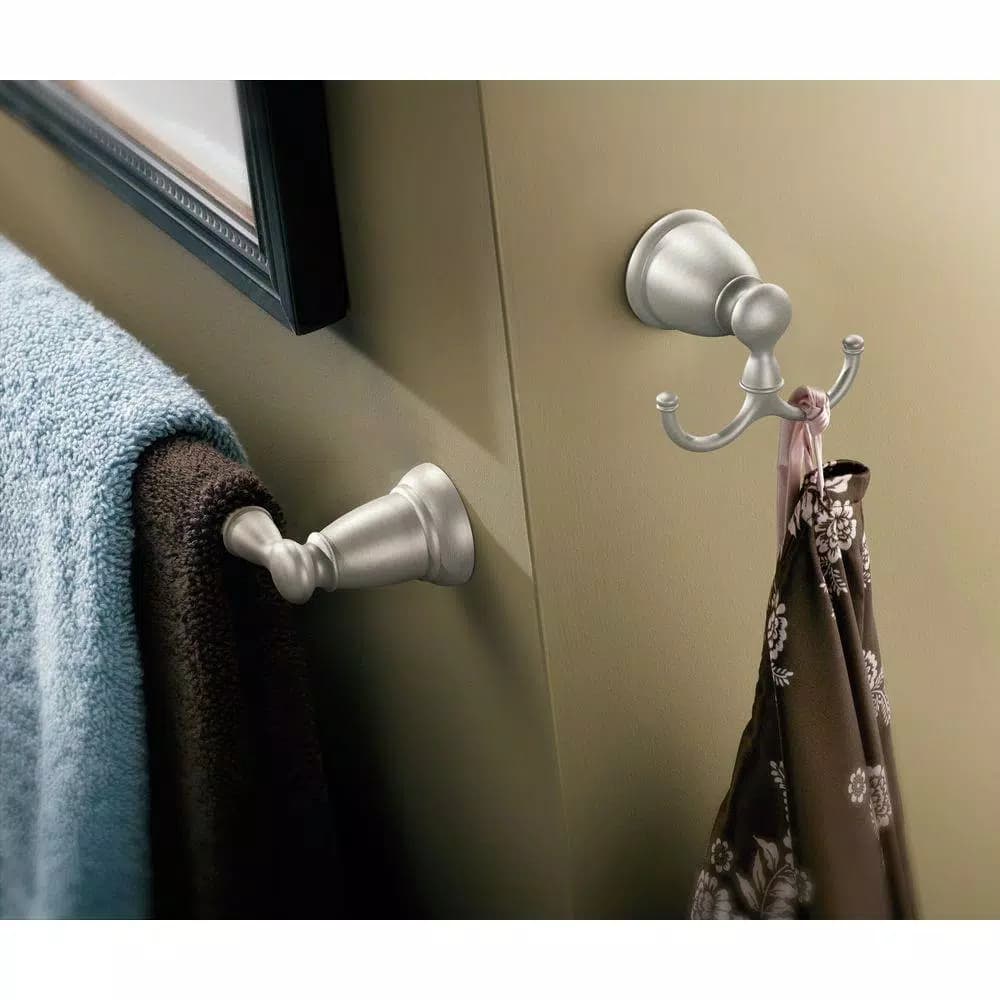Moen Banbury 24 in. Single Towel Bar in Spot Resist Brushed Nickel
