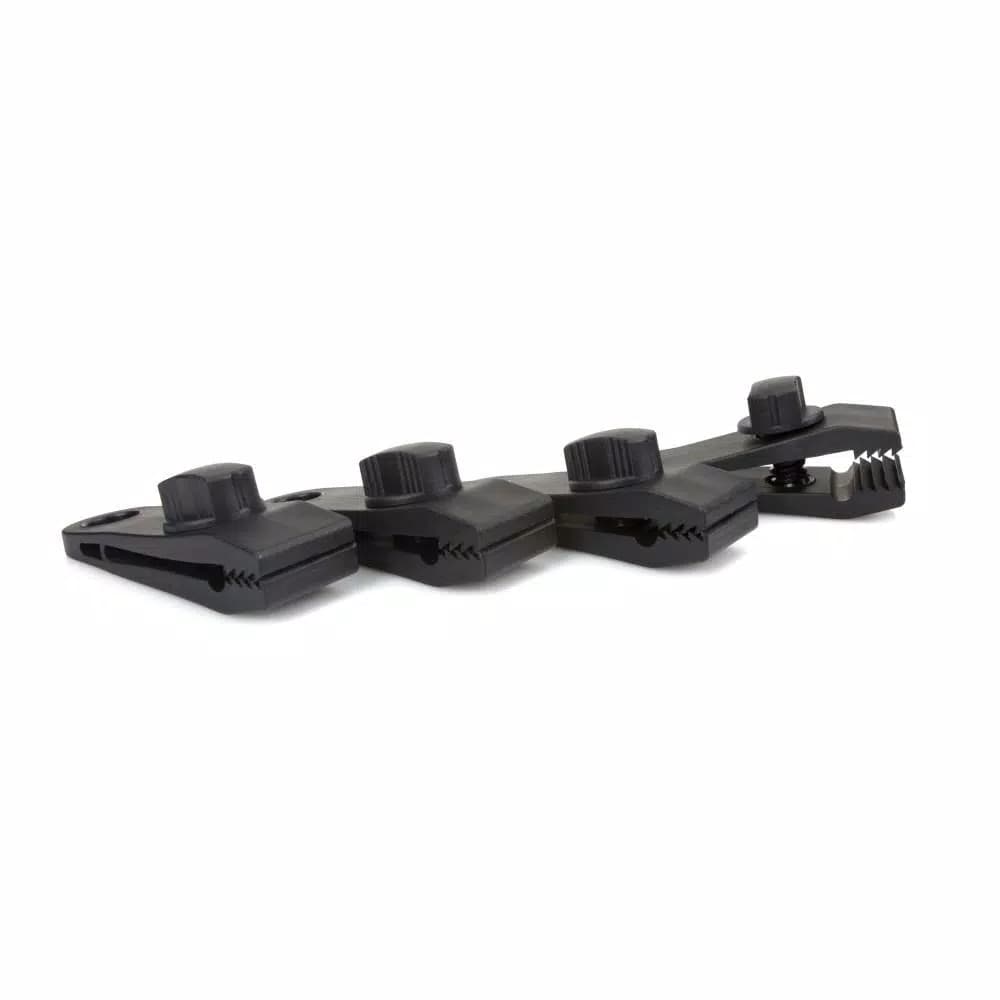 TEKTON Tarp Clips, 4-Piece Set for Securing Canopies and Covers