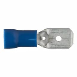 CURT Male Quick Connectors, 16-14 Gauge Wire, Blue, 100-Pack thumbnail 1
