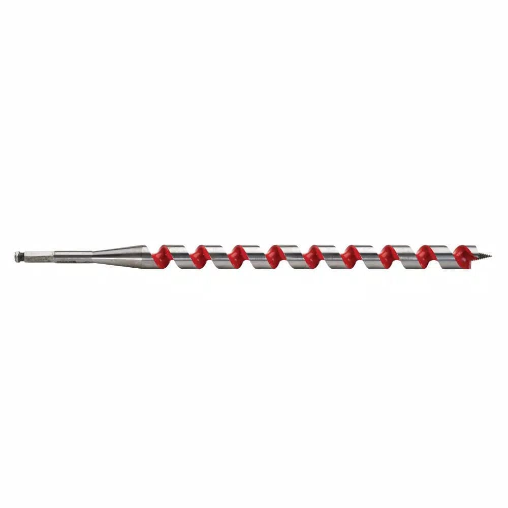 Milwaukee 18 in. Ship Auger Wood Drilling Bit Set, 3-Piece High Speed Steel