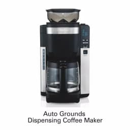 Hamilton Beach 12-Cup Auto Grounds Dispensing Drip Coffee Maker, Black thumbnail 3