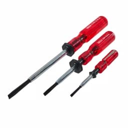 Klein Tools 3-Piece Screw-Holding Slotted Screwdriver Set thumbnail 3