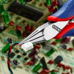 KNIPEX 4-1/2 in. Half Round Tip Precision Box Joint Pliers for Electronics thumbnail 3