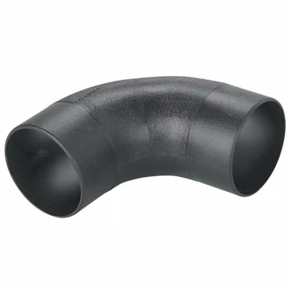 Delta 4 in. Plastic Elbow Dust Collector Accessory, Black