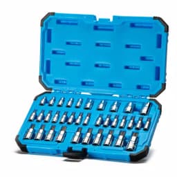 Capri Tools 35-Piece Torx and E-Torx Bit Socket Set, S2 Steel & Chrome Vanadium, Star Bit Sockets thumbnail 1