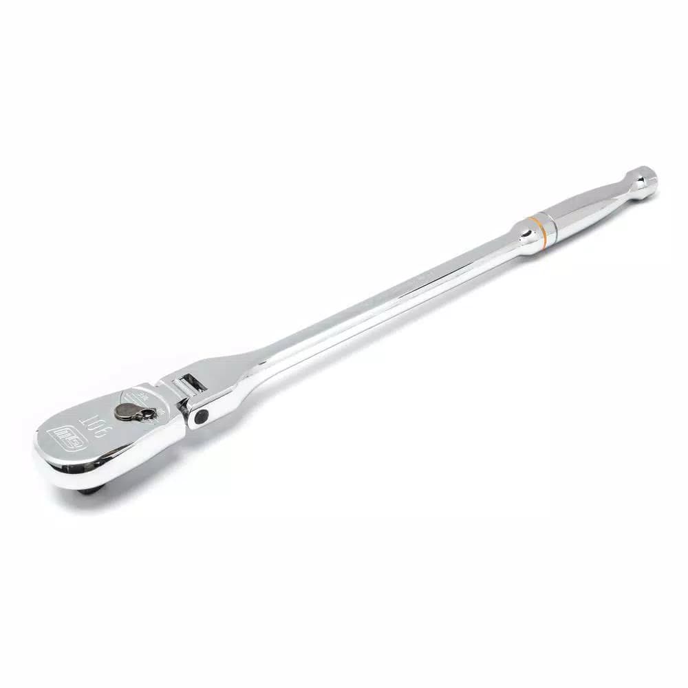 GearWrench 1/2 in. Drive 17 in. 90-Tooth Flex Head Teardrop Ratchet