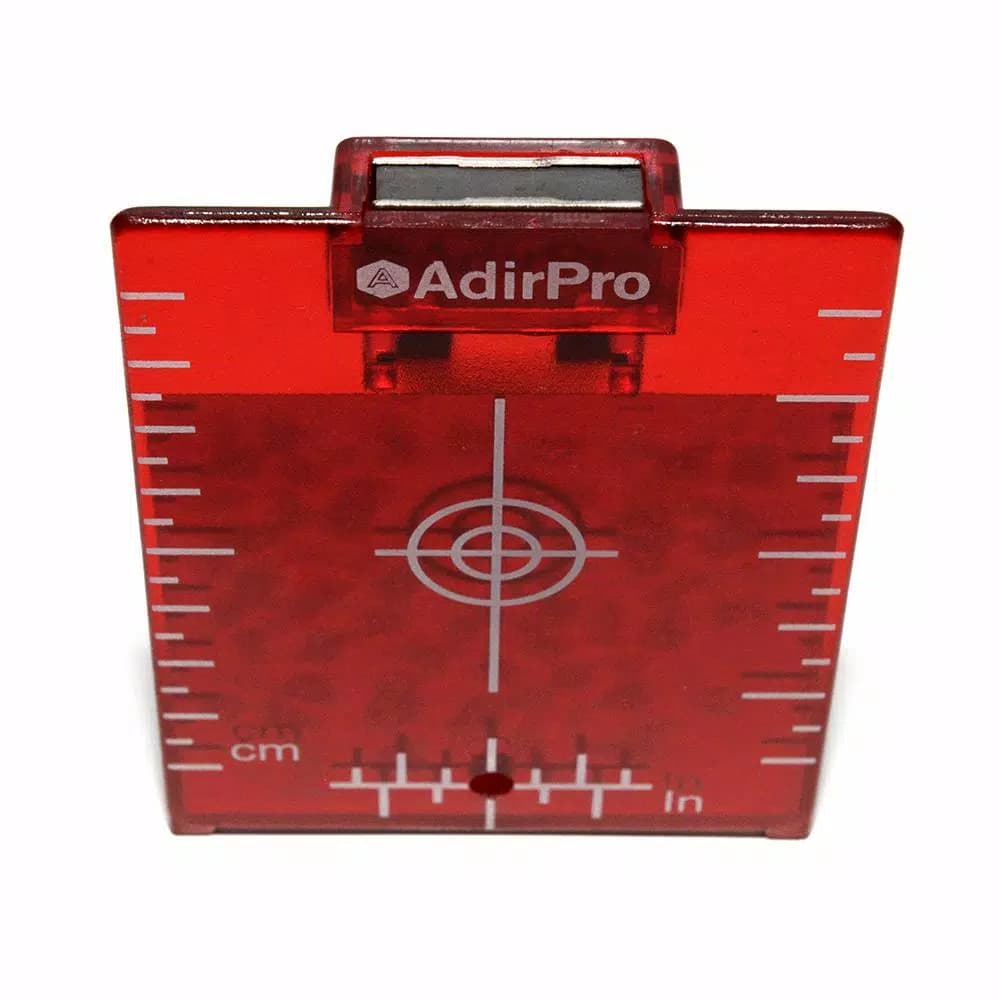 AdirPro Adir Pro 4 in. x 3 in. Red Laser Magnetic Target Plate with Stand