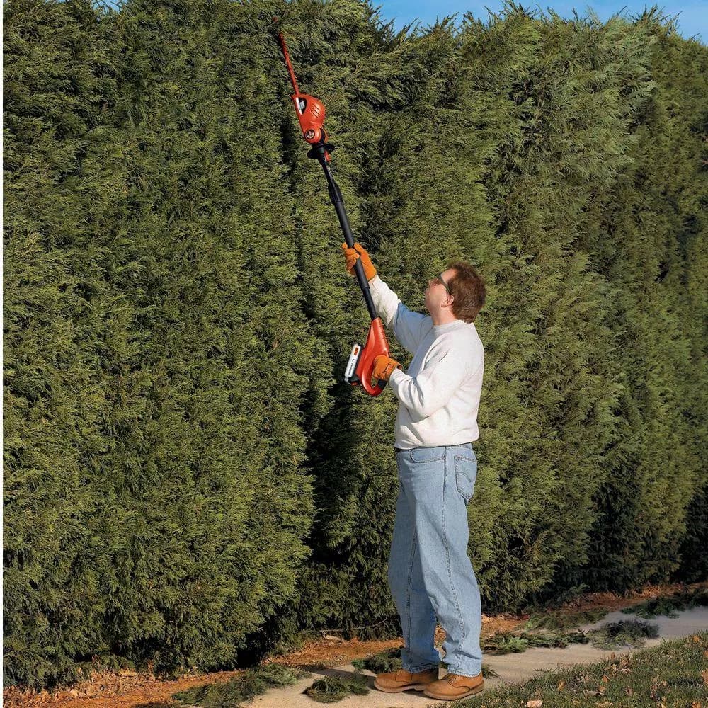 BLACK+DECKER 20V MAX 18 in. Cordless Pole Hedge Trimmer, Tool Only