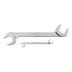 TEKTON 11-Piece Angle Head Open End Wrench Set, 3/8 in. to 1 in., SAE thumbnail 3