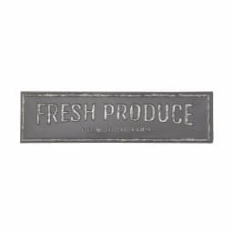 LITTON LANE Fresh Produce From Local Farm Iron Decorative Sign - Rustic Farmhouse Wall Decor thumbnail 4