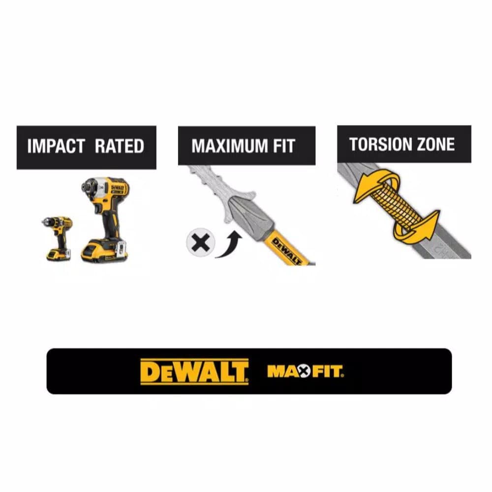 DEWALT MAXFIT 16-Piece Screw Lock Driving Bit Set