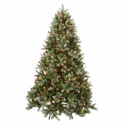 National Tree Company 7.5 ft. Feel-Real Downswept Douglas Fir Artificial Christmas Tree with 750 Multi-Color Lights thumbnail 1